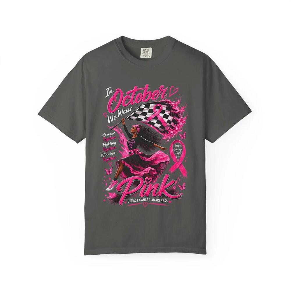In October We Wear T-Shirt Awareness Tee, Ribbon